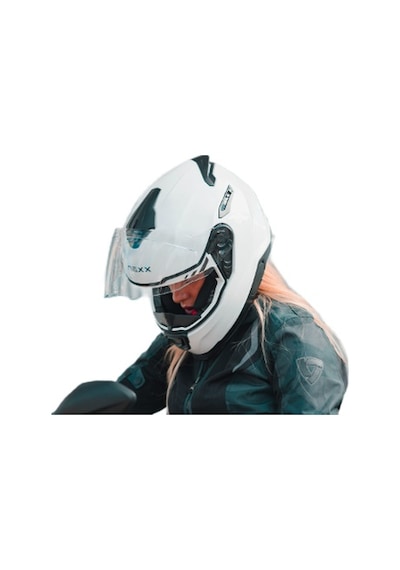Nexx Y.100 Kapalı Kask Beyaz