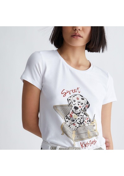 Lıu Jo Liu Jo Kadın Beyaz T-shirt