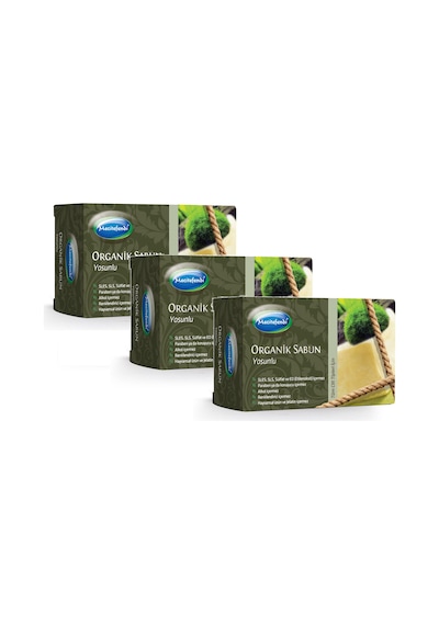 Mecitefendi Organik Yosunlu Sabun 3 x 125 G