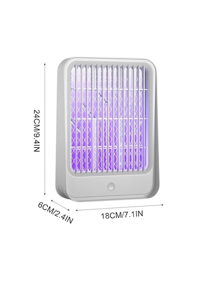Elektrikli Sinek Kovucu Usb Şarjlı Sessiz Ve Led Işıklı Kapan Lisinya