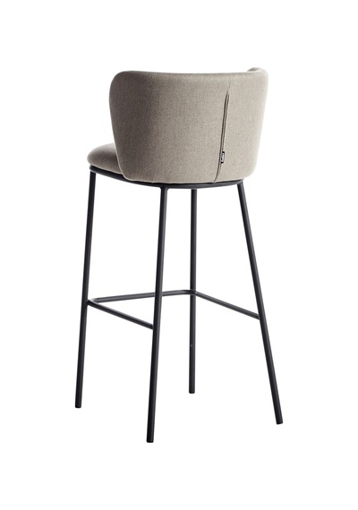 Mına 2'li Bar Sandalyesi Seti, 73 Cm Oturum, Ayak Destekli, Modern Tasarım Bej Mına 2'li Bar Sandalyesi Seti, 73 Cm Oturum, Ayak Destekli, Modern Tasarım Bej