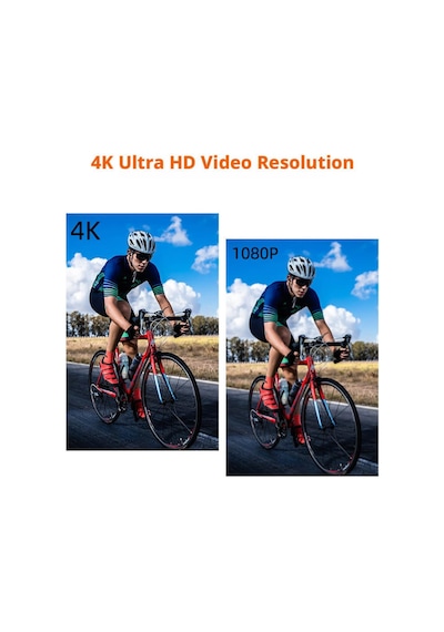 Jouis 4k Ultra Hd Su Geçirmez Aksiyon Kamerası 16mp Wifi Spor Kamera, 170 Geniş Açılı Lens, 2.0 İnç Ekran, 2.4g Kablosuz Bilek Uzaktan Kumandalı, Bisiklet Ve Sualtı Dalış Seti