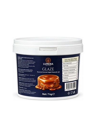 Lumera Karamel Aromalı Soğuk Pastacılık Jeli 7 Kg