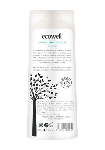 Ecowell Organik Şampuan 300 ML + Ecowell Organik Duş Jeli 200 ML