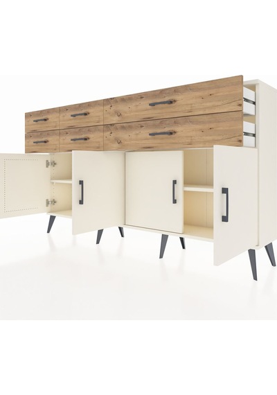 Arges Konsol 3 Raflı 6 Çekmeceli 4 Kapaklı 176x30x99 Aytaşı-aytaşı/çam Aytası/atlas Çam - Aytası Arges Konsol 3 Raflı 6 Çekmeceli 4 Kapaklı 176x30x99 Aytaşı-aytaşı/çam Aytası/atlas Çam - Aytası