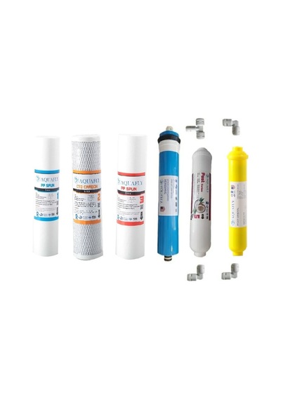 Aquafly Su Arıtma Filtresi 6Lı Takım Arıtıcı Filtresi Mineral 10'
