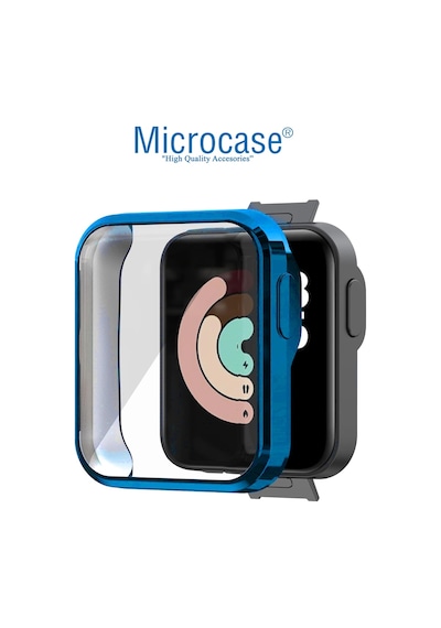 Microcase Xiaomi Mi Watch Lite Önü Kapalı Tasarım Silikon Kılıf