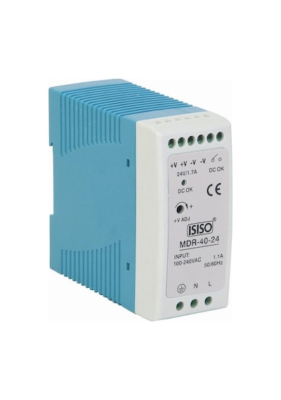 Imdr-40-12 - 40W 12Vdc 3.3A Raya Montajlı Güç Kaynağı