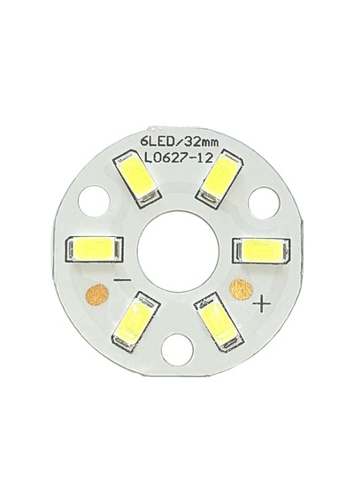 5730 12v 3w 32mm Beyaz Led Modül Aluminyum Pcb 6 Led Lamba Aydınlatma Işık