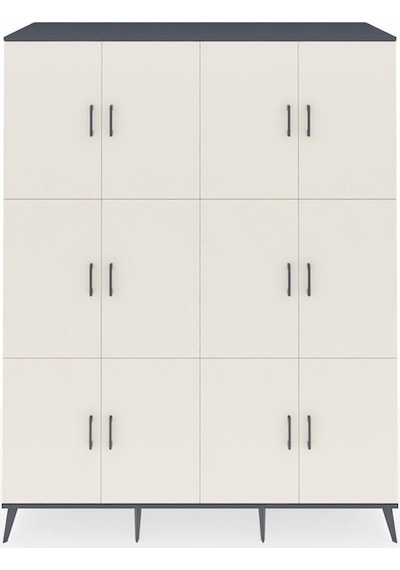 Kronos Gardrop 10 Raflı 12 Kapaklı 176x59x221 Antrasit-aytaşı/çam Aytaşı/çam Kronos Gardrop 10 Raflı 12 Kapaklı 176x59x221 Antrasit-aytaşı/çam Aytaşı/çam