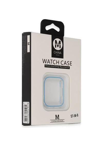 Movenchy Apple Watch 45mm Bondy Kasa Koruyucu - Mavi