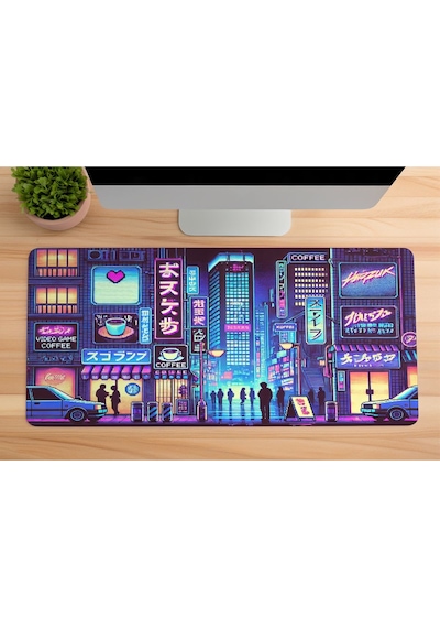 Gaming Oyuncu Xl Mouse Pad Kaydırmaz Dikişli 80 30 Cm Mousepad 16