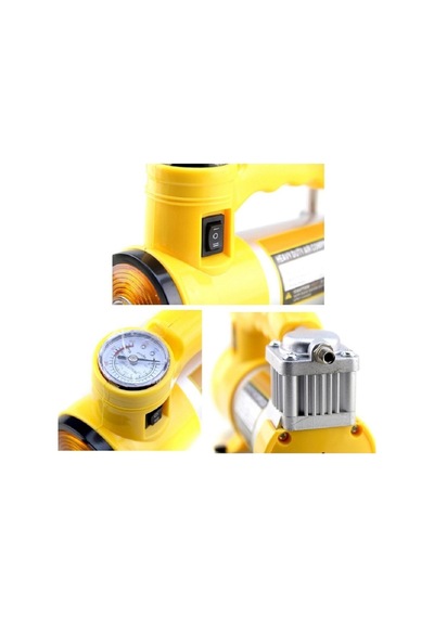 12 Volt 150 Psı Lastik Pompası Elektrikli Hava Kompresörü Araç Çakmaklık Lastik Şişirme
