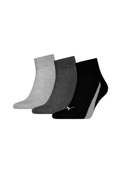 Puma Lifestyle Quarter 3'lü Unisex Çok Renkli Günlük Stil Çorap 93858201