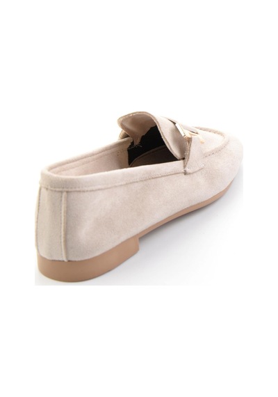 Bambi Bej Kadın Loafer Ayakkabı K01688012272 Bej