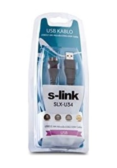 Slx-u34 Usb3.0 1m Harici Disk 2'li Data+şarj Micro Usb Kablosu