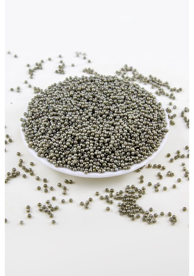 Haki 3 Mm Plastik İnci Boncuk Takı Aksesuar Malzemesi 25 Gr