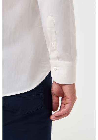 Bisse Erkek Regular Fit Klasik Gömlek Ekru Gm23k232047 D03 Ekru