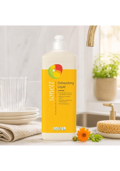 Organik Elde Bulaşık Yıkama Sıvısı- Calendula - 1 L 1 Paket 1 X 1000 Ml