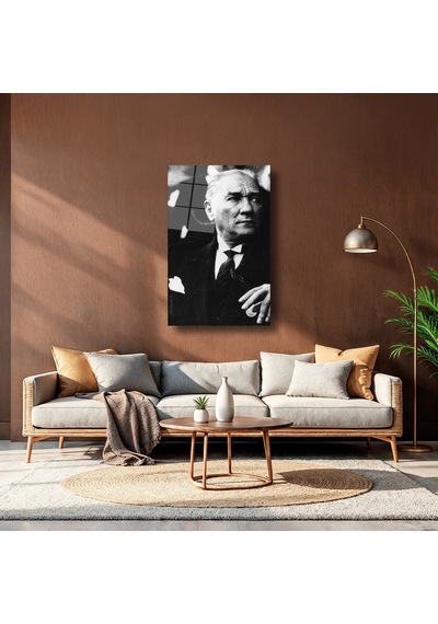 M. Kemal Atatürk - Cam Tablo - Deg0290