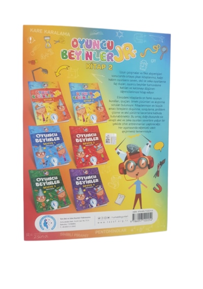 Tazof Oyuncu Beyinler Jr. Seviye 1-2 2 Kitap Bir Arada