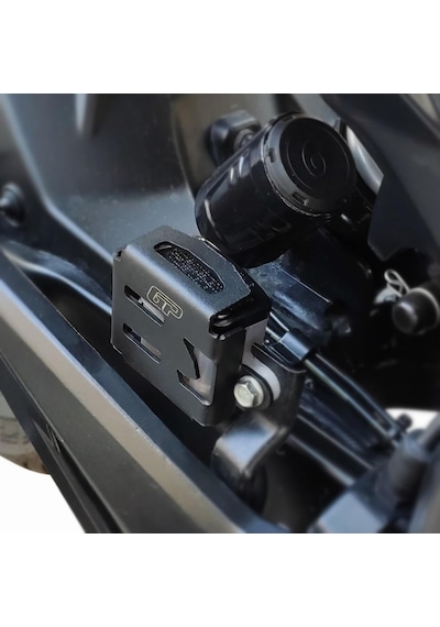 GP Kompozit Bajaj Dominar 250 / 400 2017-2024 Uyumlu Fren Rezervuarı Koruma Kapağı Siyah