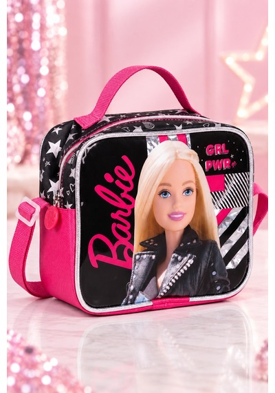 Barbie Beslenme Çantası Çocuk Öğrenci Okul Yemek Çantası Günlük Okul Kullanımı 23x19x10 Cm Çok Renkli
