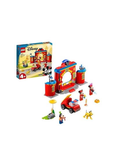 LEGO® Disney 10776 Mickey ve Arkadaşları'nın İtfaiye Merkezi Ve Kamyonu 144 Parça