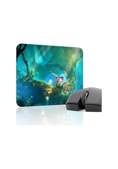 Ori And The Will Of The Wisps Dikişli Kauçuk Oyuncu Mousepad V3 - 22x18 Gaming Mouse Pad