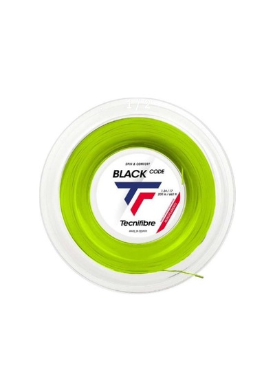 Tecnifibre Black Code Lime 17/1.24 200m Rulo Kordaj 04rbl124xv