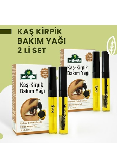 Arifoğlu Kaş Kirpik Bakım Yağı 20 + 20Ml 2 Li Set