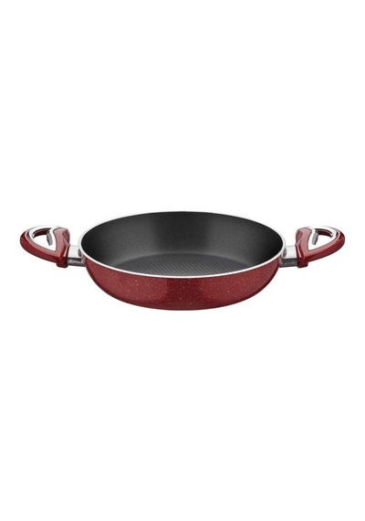 Taç Granit Teflon Sahan Omlet 18 Cm Kırmızı
