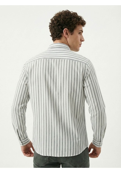Loft Regular Fit Yeşil Erkek Gömlek Lf2042947
