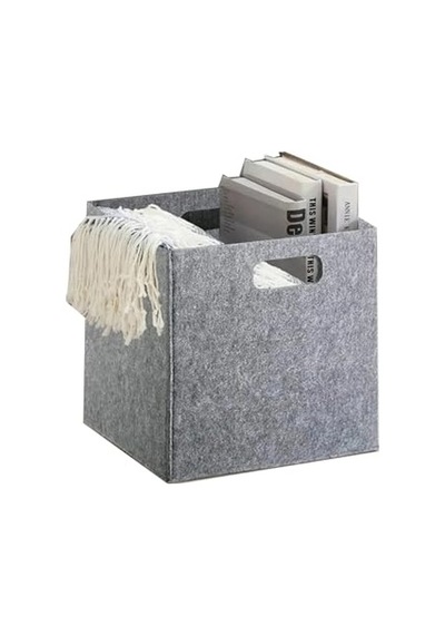 Kalın Keçe Organizer Dolap Içi Düzenleyici 30 X 30 X 30 Cm Kutu