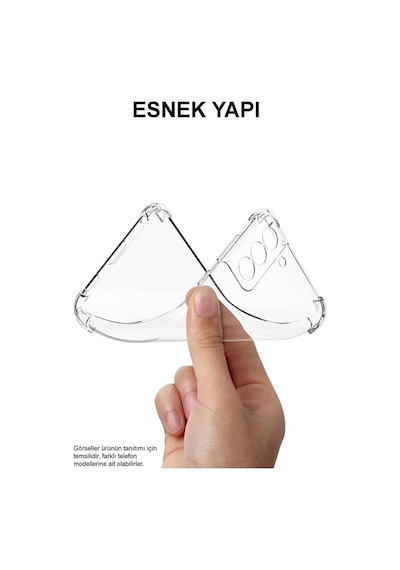 Realme 11 Pro 5g Kapak Kamera Korumalı Airbag Antishock Köşe Korumalı Şeffaf Silikon Kılıf