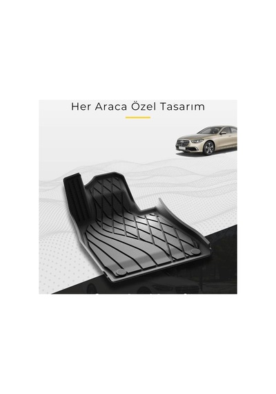 Mercedes S-serisi W223 2021-2026 Araca Özel Tpe Paspas Seti