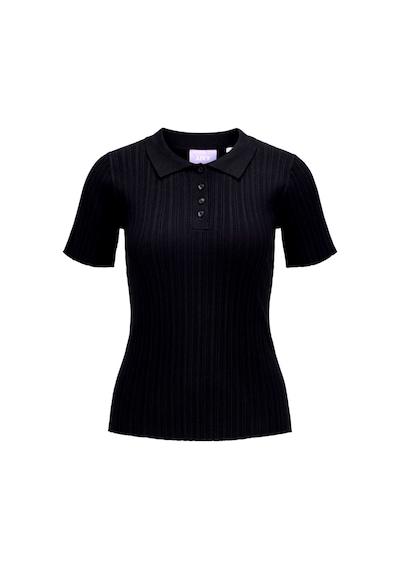 Jack & Jones Jjxx Kadın Polo Triko Tişört SIYAH