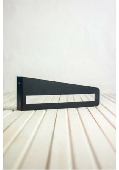 Metal Raf Ayağı 2'li Set / Çiçeklik / Kitaplık / Siyah Renkli (2