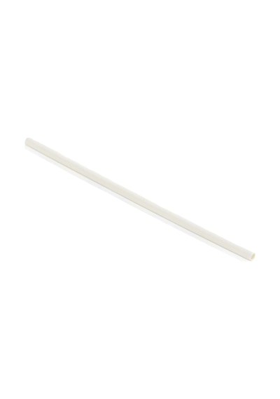 Kağıt Pipet Beyaz Sargısız 6x195mm 100 Adet 100 Adet