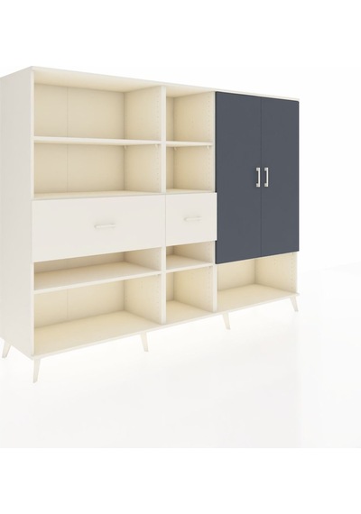 Hyperion Dolap 10 Raflı 2 Çekmeceli 2 Kapaklı 220x44x163 Aytaşı-a Aytaşı-antrasit/aytaşı Hyperion Dolap 10 Raflı 2 Çekmeceli 2 Kapaklı 220x44x163 Aytaşı-a Aytaşı-antrasit/aytaşı