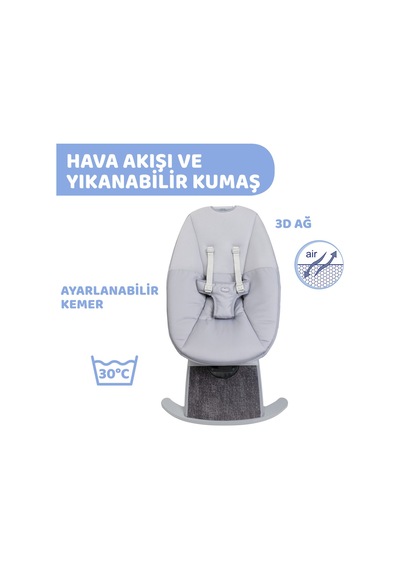 Chicco Comfy Elektrikli Ana Kucağı Silver Spring
