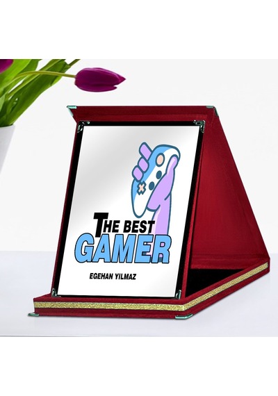 Kişiye Özel En Iyi Oyuncu Kırmızı Plaket Ödülü - 4