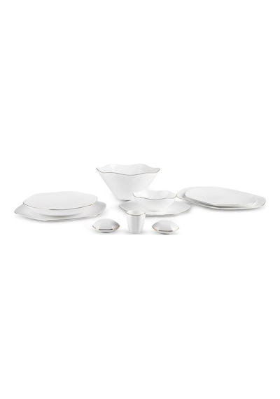 Karaca  Fine Pearl Extra Hexagon 61 Parça 12 Kişilik Yemek Takımı Gold