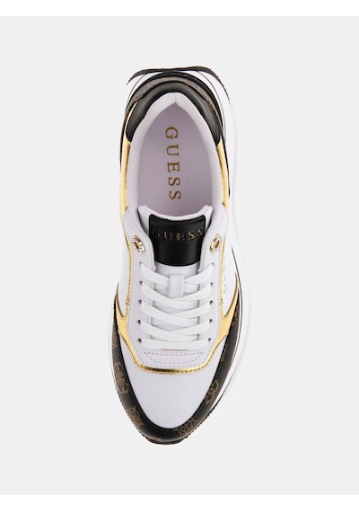 Guess Camrio Platform Kadın Sneaker Ayakkabı Fl7cmrfal12 Kahverengi