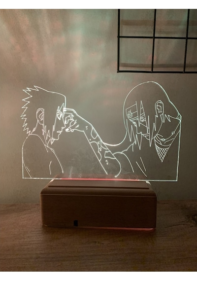 Itachi Death Naruto 16 Renk Gece Lambası Çok Renkli