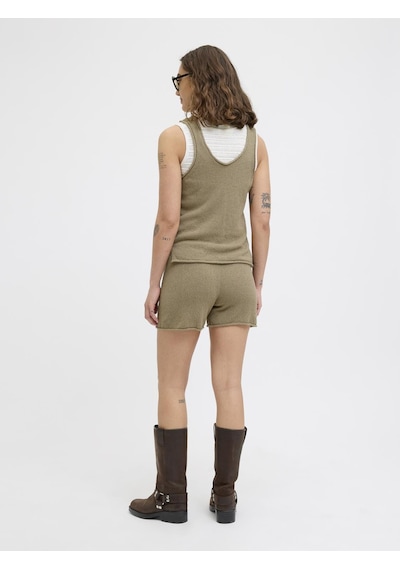 Jack & Jones Kadın Kalin Askili Triko Bluz - Amara - 12275494 Coriander