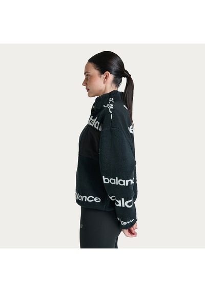 The North Face New Balance Lifestyle Half Zip Kadın Sweatshirt Wnc3623-bk Siyah