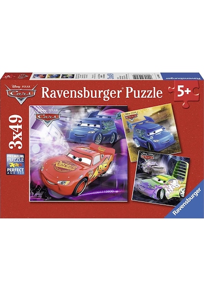 Ravensburger Puzzle 3X49 Parça Disney Arabalar 093052 