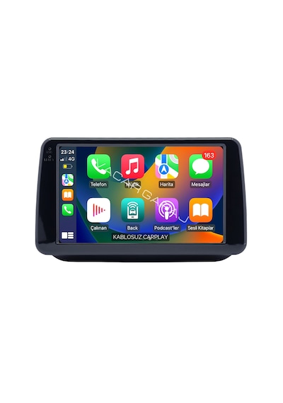 Fıat Fıorıno 9" Uyumlu Androıd Multimedya Gerçek 2/32 Kablosuz Carplay Geri Görüş Kameralı 9"