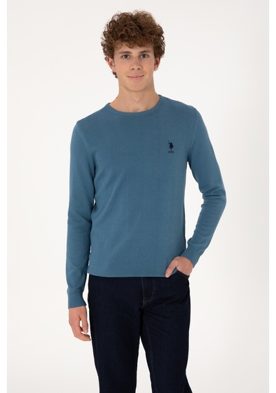 U.s. Polo Assn. Erkek Koyu Mavi Kazak /triko 50288880-vr032 Koyu Mavi